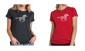 LA Pop Art Women's Premium Word Art T-Shirt - Horse Breeds